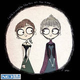 组图：当《冰雪奇缘》遇到蒂姆伯顿 满满哥特风