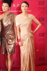 组图：秦岚优雅亮相红毯 率先获得时尚大奖