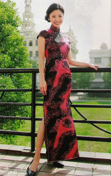 策划：日本女星中国风造型 旗袍团子头贺新春