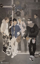 组图：北大星光投身艺术市场 首签十位画家