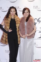 组图：众星出席香港皮草设计比赛争奇斗艳
