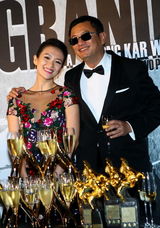 组图：王家卫章子怡出席《宗师》庆功宴