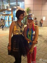 组图：群星捧场GaGa台北个唱 静茹蓝发吴佩慈卖萌