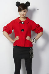 组图：赵子琪圣诞写真 米奇老鼠造型显诙谐童趣