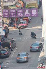 组图：《变4》香港街头拍摄 李冰冰造型曝光