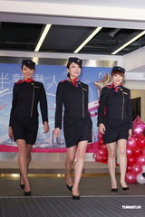 组图：蔡淑臻新戏演空姐 男友李沛旭浮想联翩