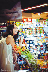 组图：张歆艺登《乐活》封面分享食家妙招