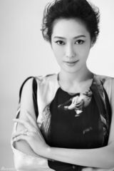 高清图：孟广美陈晓东时尚大片 黑白色调看时光流转