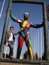 高清：张铎畅游巴塞罗那 沿途拍摄当地好风光