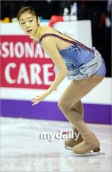 组图：金妍儿世界花样滑冰锦标赛短节目居首