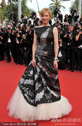 幻灯图集：凯特-布兰切特纱摆裙彰显华丽
