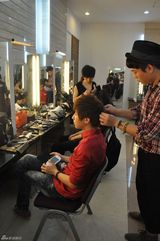 幻灯图：快男全国300强长沙拍照 感叹做艺人不易