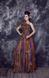 组图：歌手李涵配合新歌 拍摄东方古典神韵写真