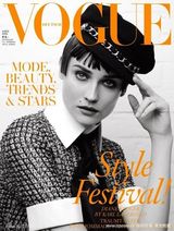 幻灯组图：黛安-克鲁格登封面 女扮男装帅气逼人