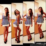 组图：好声音台妹性感私照流出 紧身装丰满酥胸