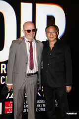 组图：导演杜琪峰与雅克-欧迪亚出席法国电影展