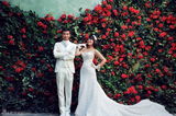 组图：演员李泰延与旅游卫视主播雷悦浪漫婚纱照