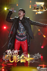 组图：《歌手2》决赛 韩磊霸气夺冠邓紫棋红发