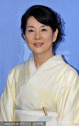 幻灯图：《弟弟》柏林发布会 吉永小百合和服亮相