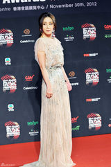 组图：MAMA红毯百张美图中韩明星争艳 韩彩英典雅