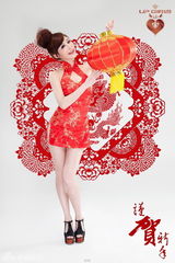 组图：UP Girls龙年写真贺岁 尽显甜蜜性感风