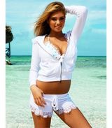 组图：超模凯特-阿普顿夏日比基尼写真秀丰胸