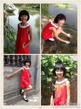 组图：点读机女孩中学生活照曝光 依旧清秀可爱