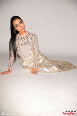 组图：吉克隽逸赴台拍MV 期待到美国NBA献唱