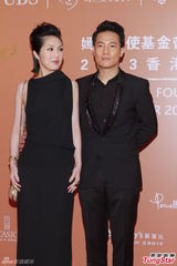 群星闪耀嫣然基金晚宴 王菲旗袍装与李亚鹏恩爱