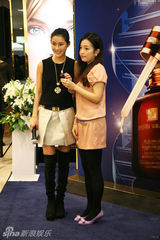 组图：IT GIRL陈燃现身上海分享美丽心得