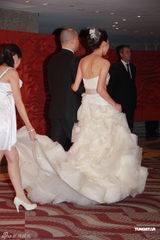 组图：蔡加怡陈汉骢大婚 蔡志明送豪宅作嫁妆