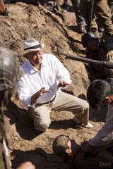 组图：吴宇森《太平轮》探班 章子怡痛殴林保怡