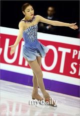 组图：金妍儿世界花样滑冰锦标赛短节目居首