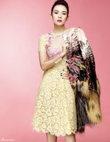 组图：章子怡张震台版《Vogue》再谈宗师路