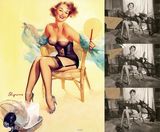 组图：揭秘美国招贴画创作幕后 大师老婆上阵当模特