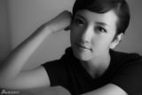 组图：旸姿白云黑白写真曝光 显优雅灵动气质