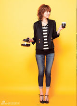 组图：日本人气模特菅原沙树示范50款日系搭配