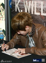 组图：韩国歌手K.will纪念发行专辑办粉丝见面会