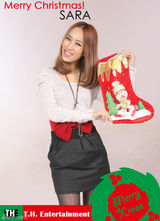 幻灯图集：SARA圣诞写真浪漫曝光 喜度和谐开心日