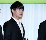 高清图：组合JYJ出席任命仪式 当选宣传大使