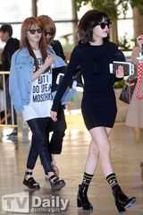 组图：4minute宣美郑俊英等便装赴日展早春时尚