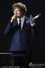 组图：全英音乐奖 艾德-希兰获英国最佳男歌手