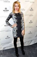 高清组图：艾玛-罗伯兹短裙亮相圣丹斯电影节