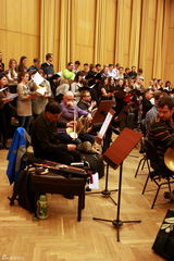 高清图：陕北民歌赴欧演唱会华沙站排练花絮