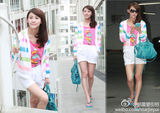 明星爱街拍第33期：夏日运动风VS糖果色搭配