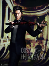 范冰冰白色婚纱 牵手李治廷七夕婚照