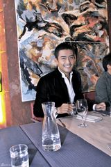 高清组图：胡兵着靓丽晚装亮相罗马电影节 