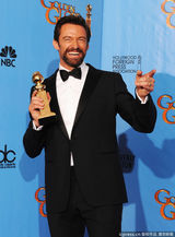 组图：休-杰克曼获电影最佳音乐/喜剧片男主角