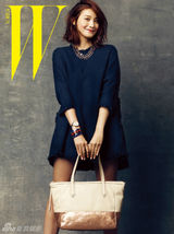 组图：韩星刘仁英时尚写真 百搭靓装显知性迷人