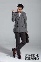 组图：田征帅气登杂志造型多变 演绎多彩人生